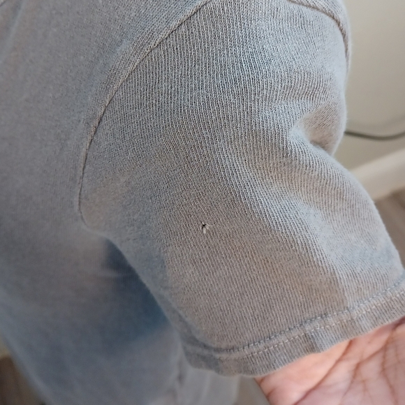 Wilt Boho Minimalist Asymmetrical Distressed 100% Cotton Tunic Top - Picture 14 of 14